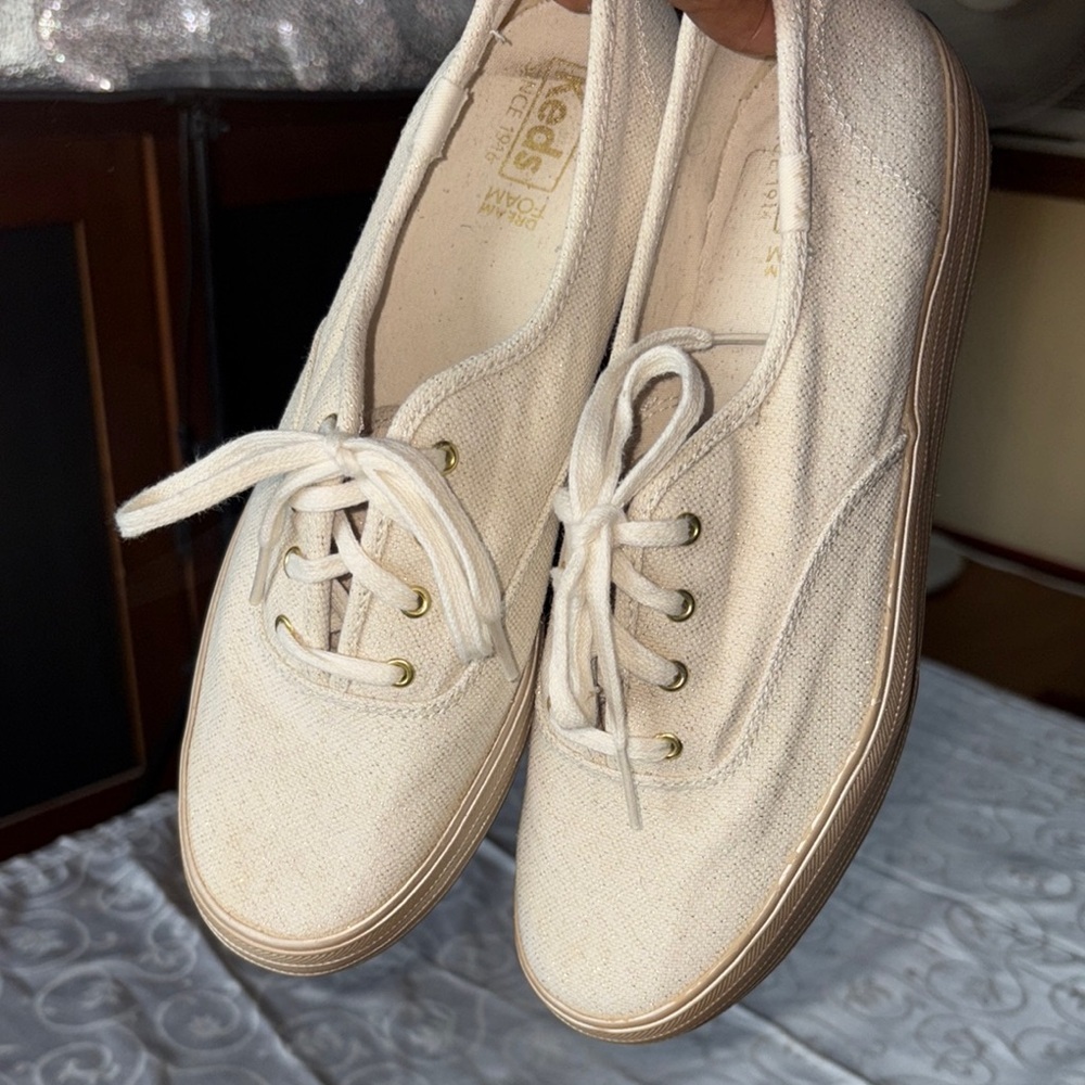 Keds Cream Sneakers Modern Chunky Design - Picture 9 of 15